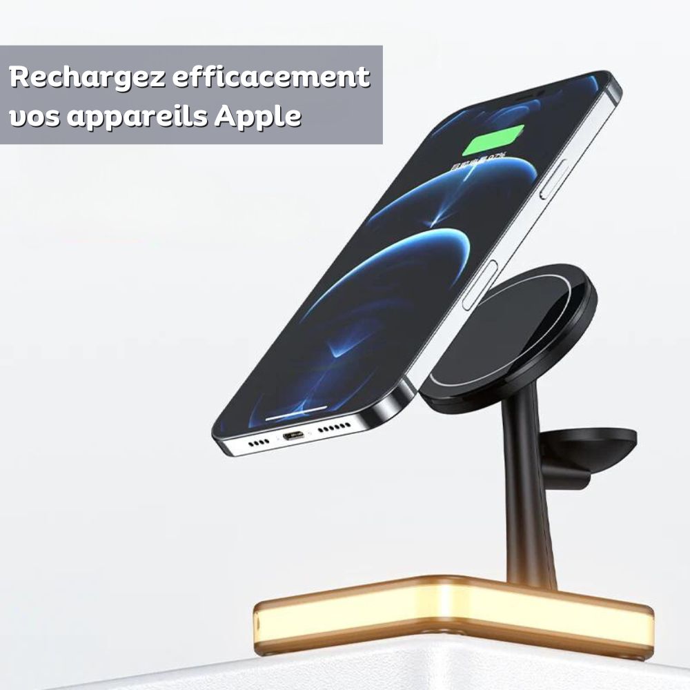 MagDock - Chargeur Sans Fil 3-en-1 - MyOrderShop