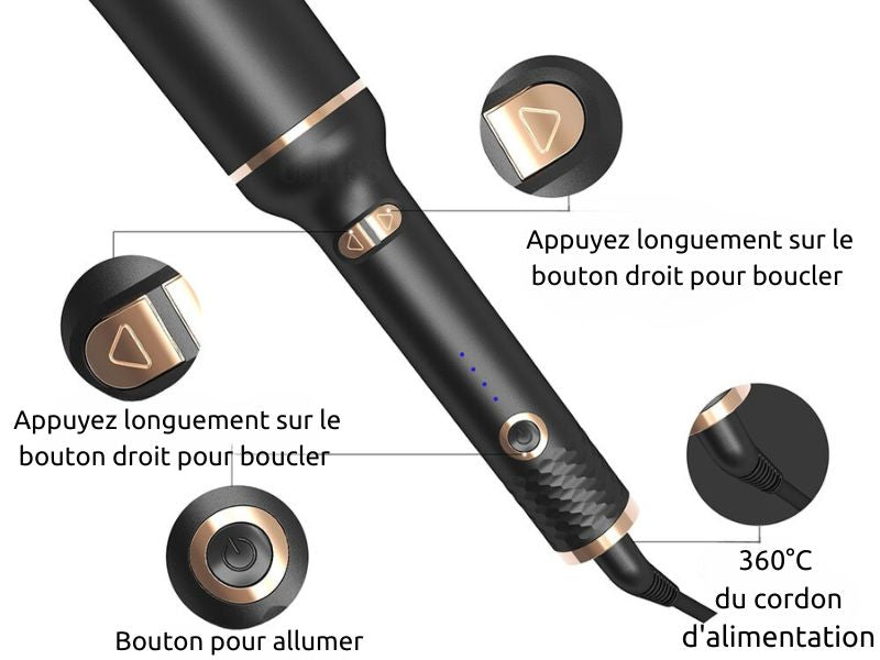 Spin-n-Curl - Fer à friser à rotation automatique - MyOrderShop